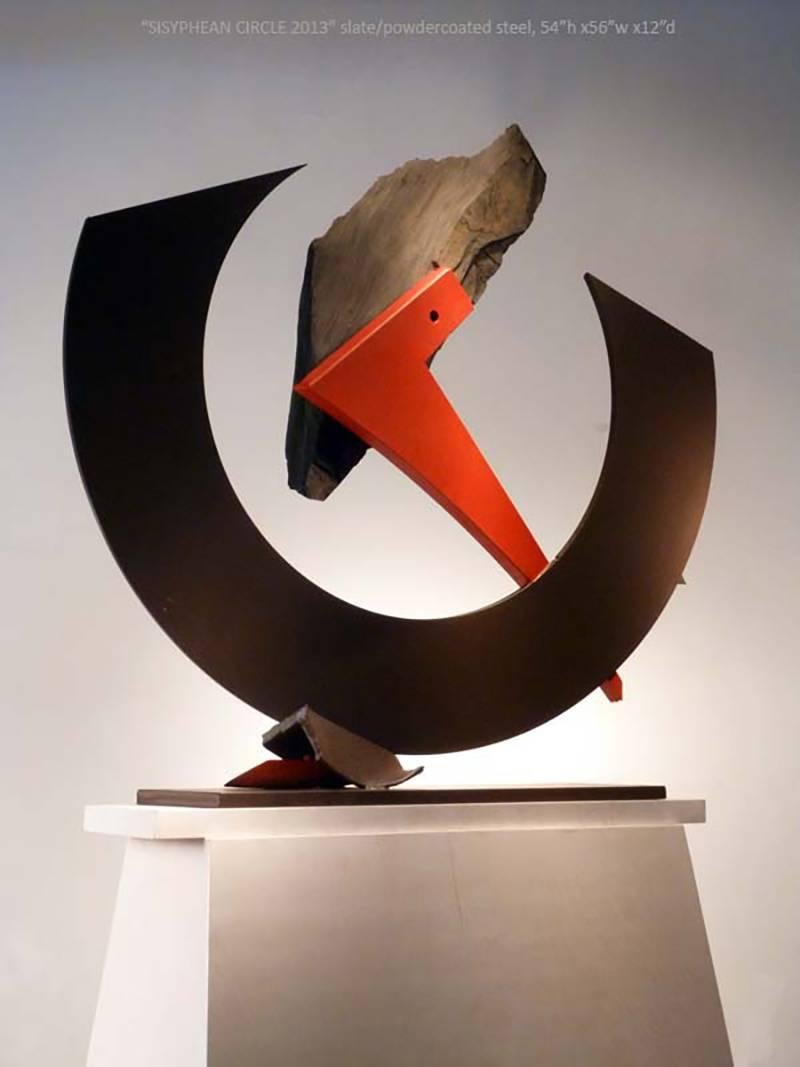 John Van Alstine - cercle symétrique, sculpture 2013 en vente 6