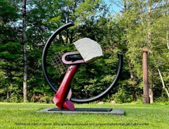 John Van Alstine, Sisyphean Circle (Sieve), Skulptur 2023