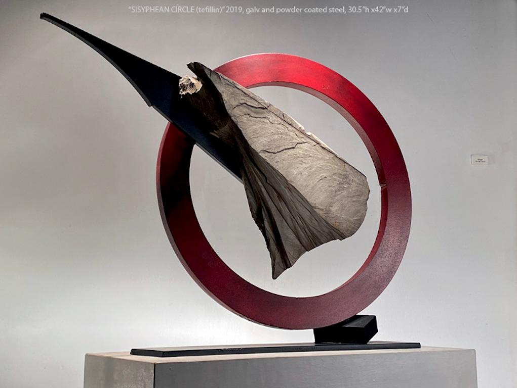 John Van Alstine, Sisyphean Circle (Tefilllin), Sculpture 2019