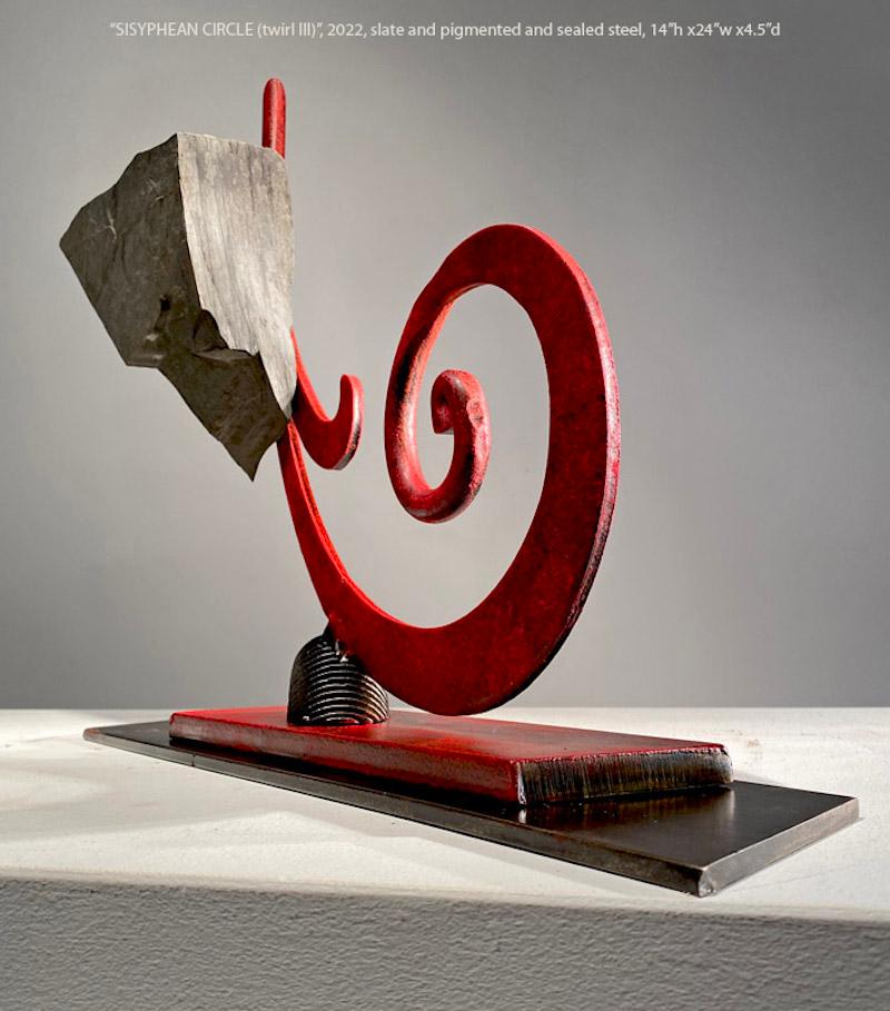 John Van Alstine, Sisyphean Circle (Twirl III), Sculpture 2022 For Sale 2