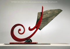 John Van Alstine, Sisyphean Circle (Twirl III), Skulptur 2022