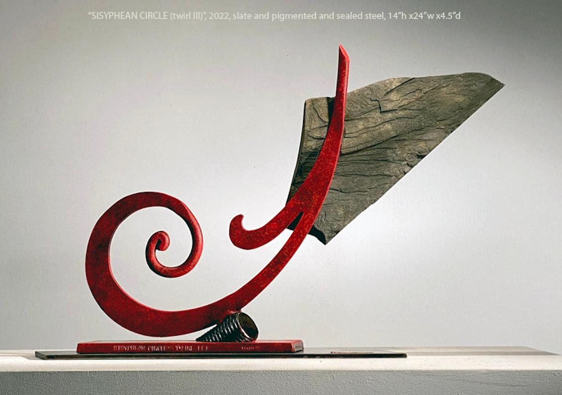 John Van Alstine, Sisyphean Circle (Twirl III), Sculpture 2022