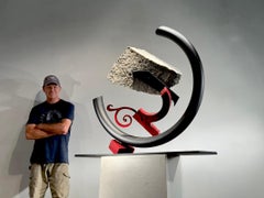 John Van Alstine, Cerchio Sisifo (Twirl IV), Scultura 2023