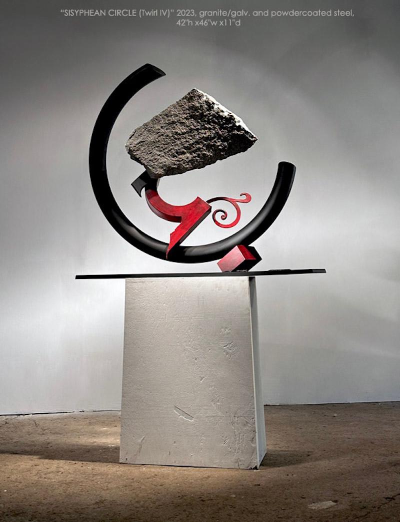 John Van Alstine, Sisyphean Circle (Twirl IV), Sculpture 2023