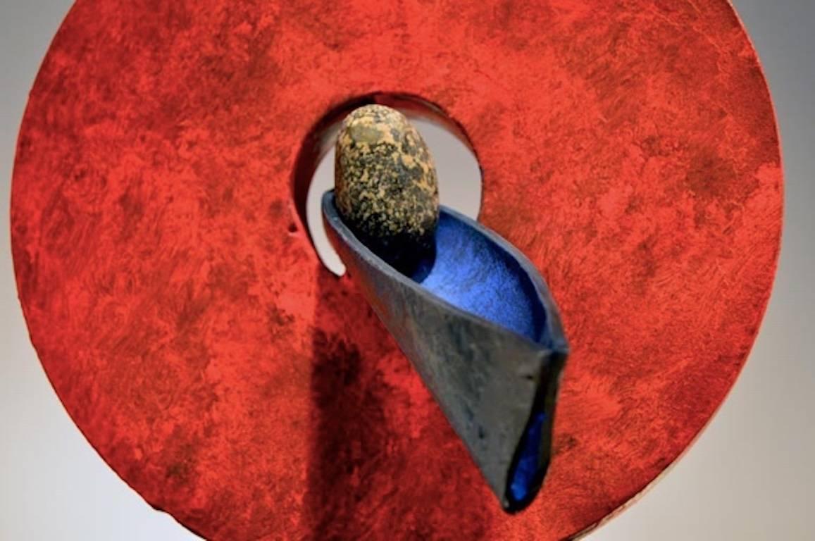 John Van Alstine - Sisyphean Holiday 35 (Speckled Stone), Scultura 2017 1