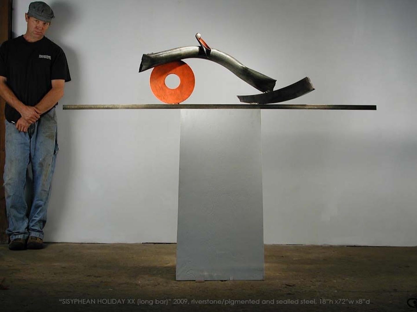John Van Alstine - Sisyphean Holiday XX (Long Bar), Scultura 2007 in vendita 6