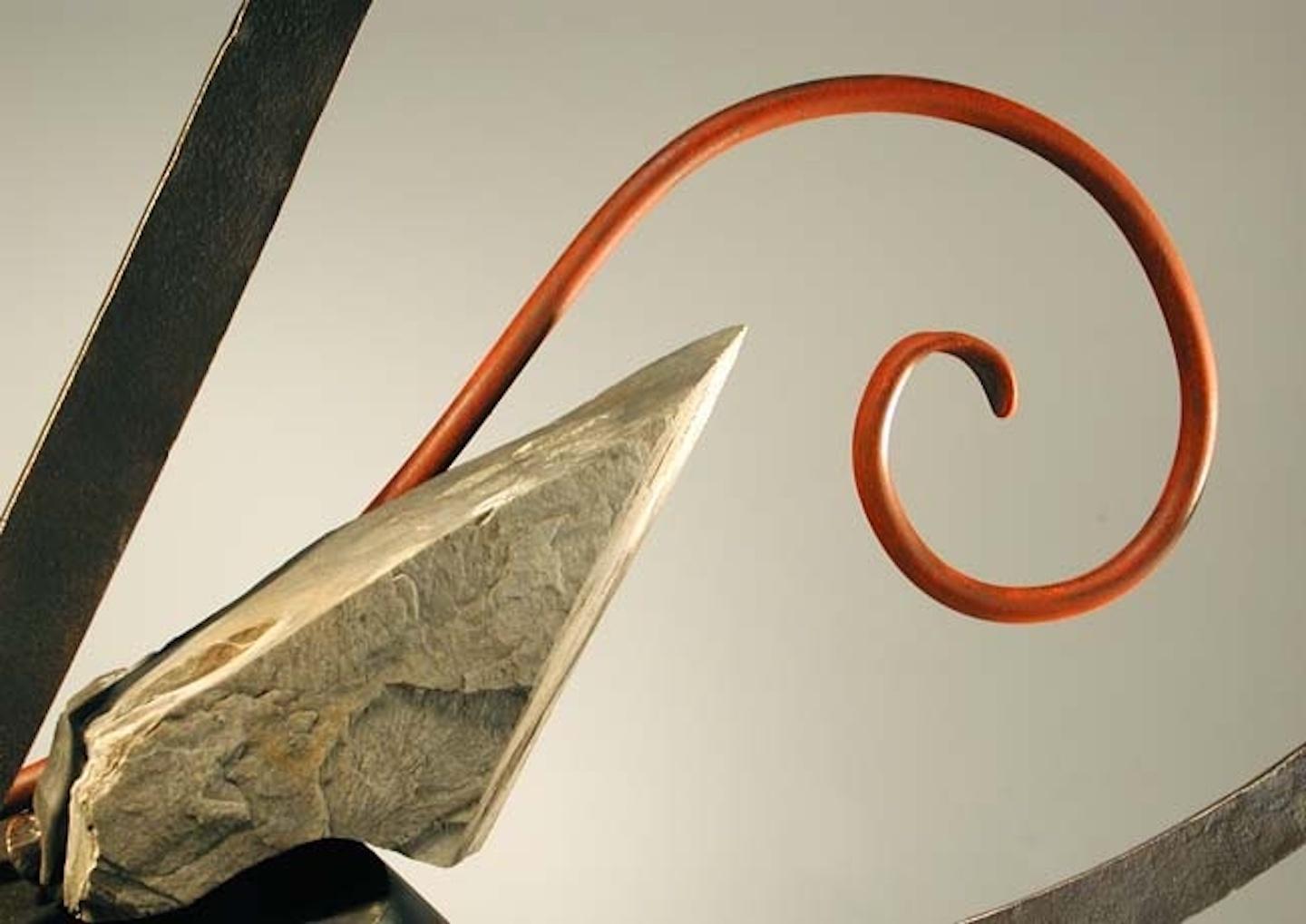 John Van Alstine - Piedra en el corazón, Escultura 2007 en venta 5