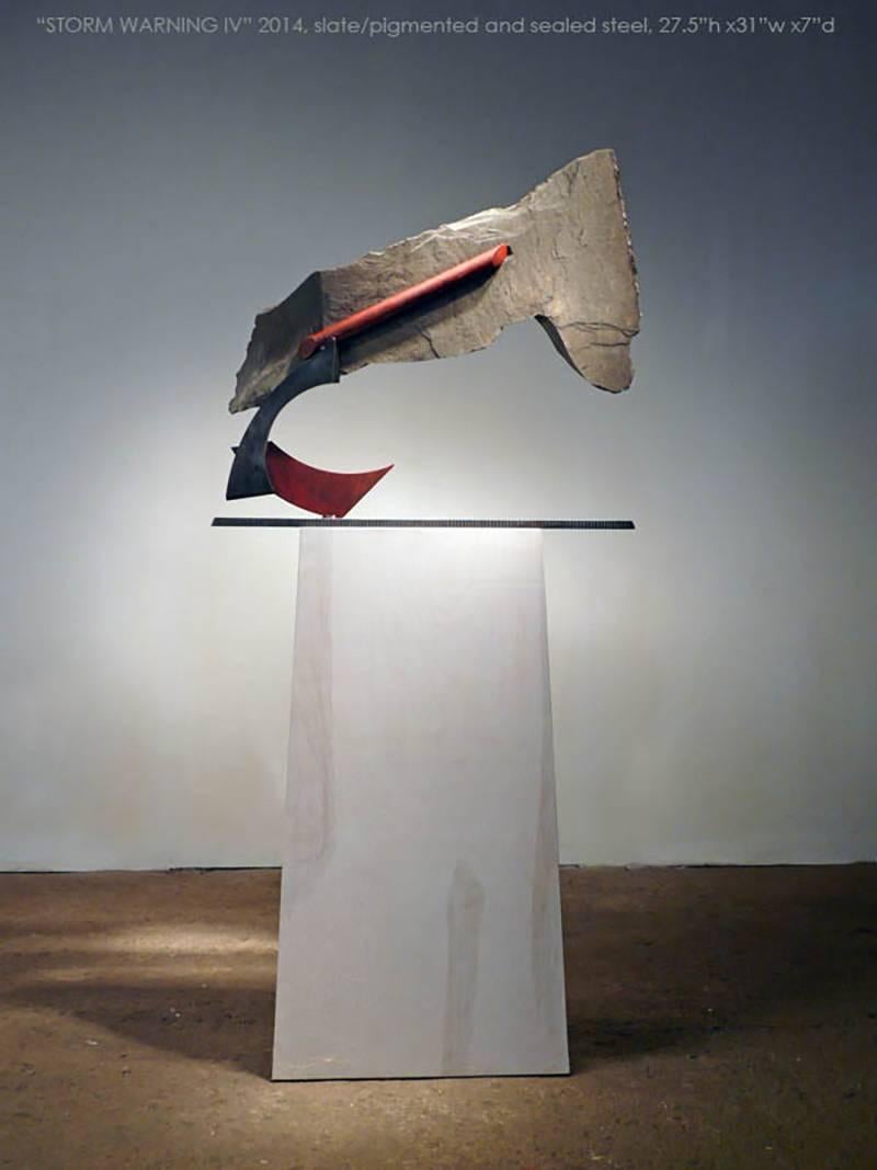 John Van Alstine - Aviso de tormenta IV, Escultura 2014 en venta 4