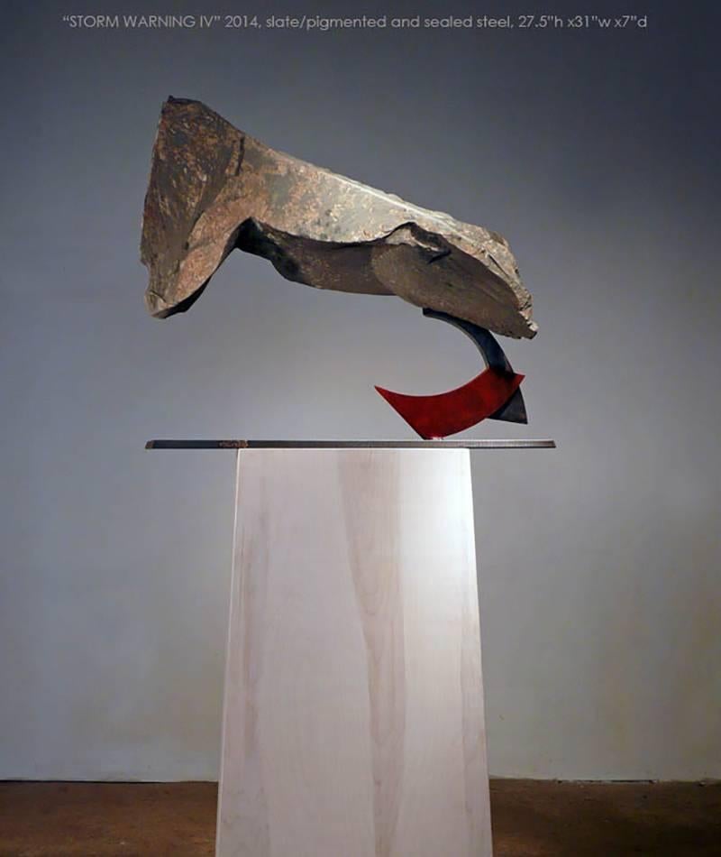John Van Alstine - Aviso de tormenta IV, Escultura 2014 en venta 5