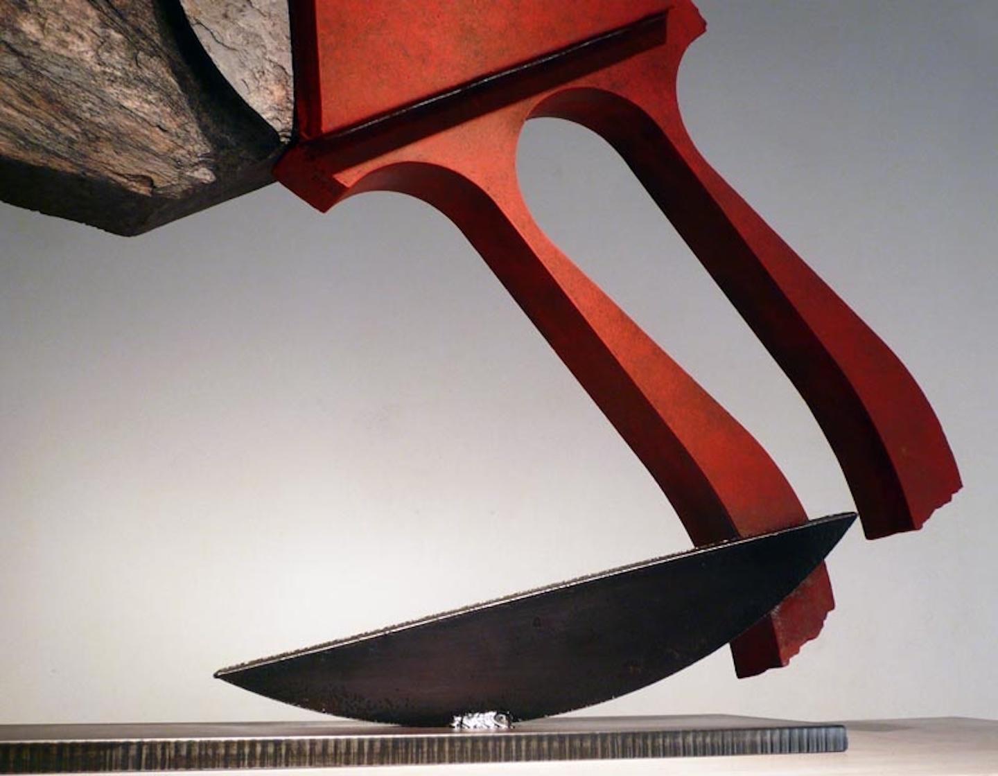 John Van Alstine - Aviso de tormenta V (Lluvia roja 3.14), Escultura 2015 en venta 1