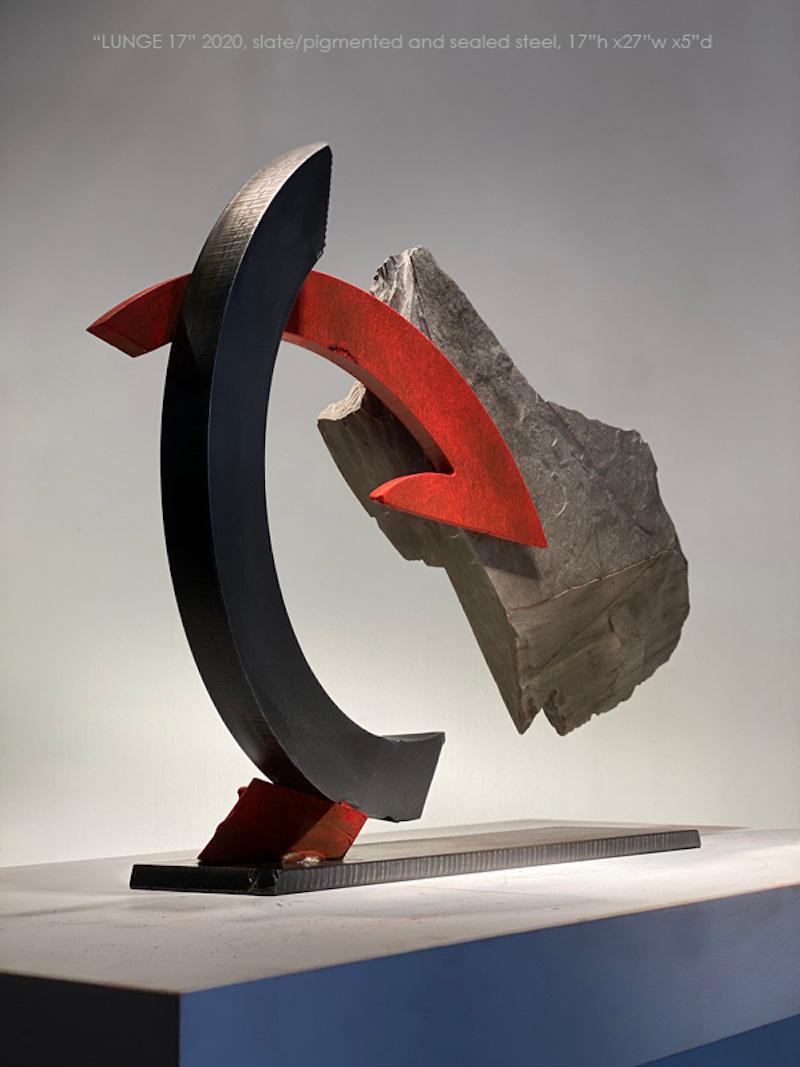 Lunge 17 - Sculpture by John Van Alstine