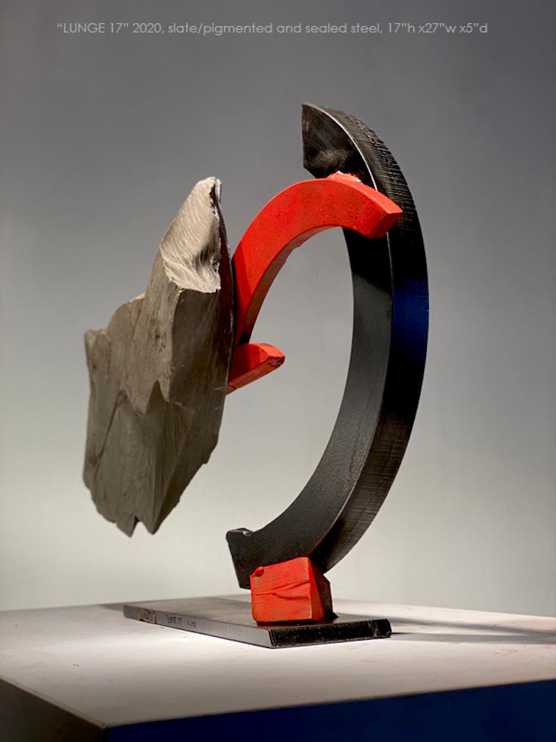 Lunge 17 - Contemporary Sculpture by John Van Alstine