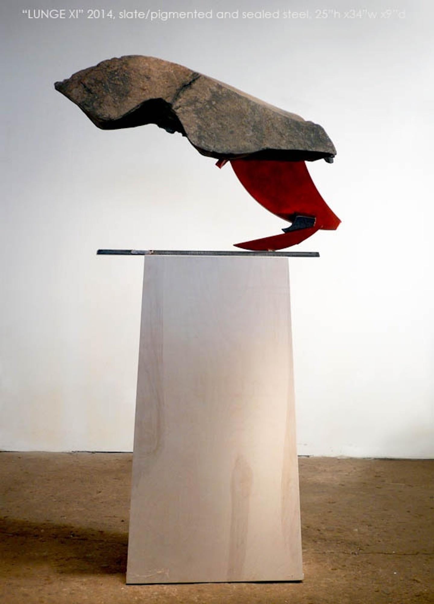 Lunge XI - Sculpture by John Van Alstine