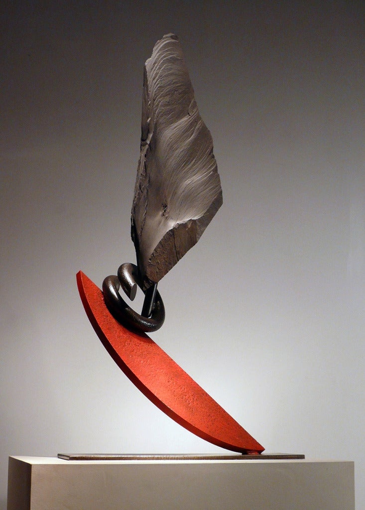 Red Hips Hula III - Sculpture by John Van Alstine