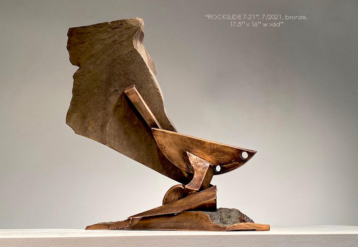 Rockslide 7-21 - Contemporary Sculpture by John Van Alstine