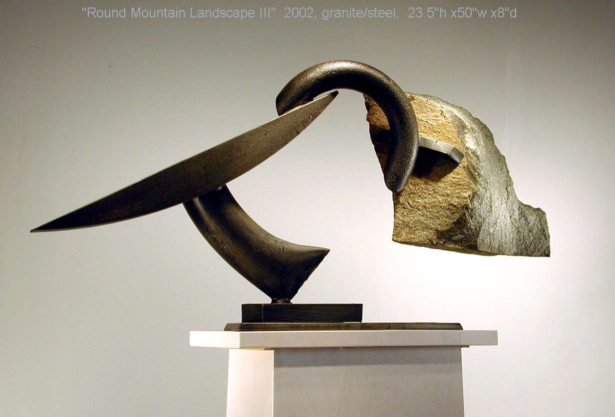 John Van Alstine Abstract Sculpture - Round Mountain Landscape III