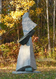 "Saxum Velum (stone sail)", Large-Scale, Outdoor Abstract Stone Sculpture