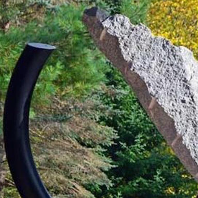 Sisyphean Circle 8-14-17 - Sculpture by John Van Alstine