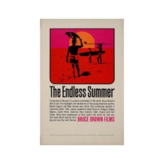 1966 original movie poster for "The Endless Summer" directed by Bruce Brown Film