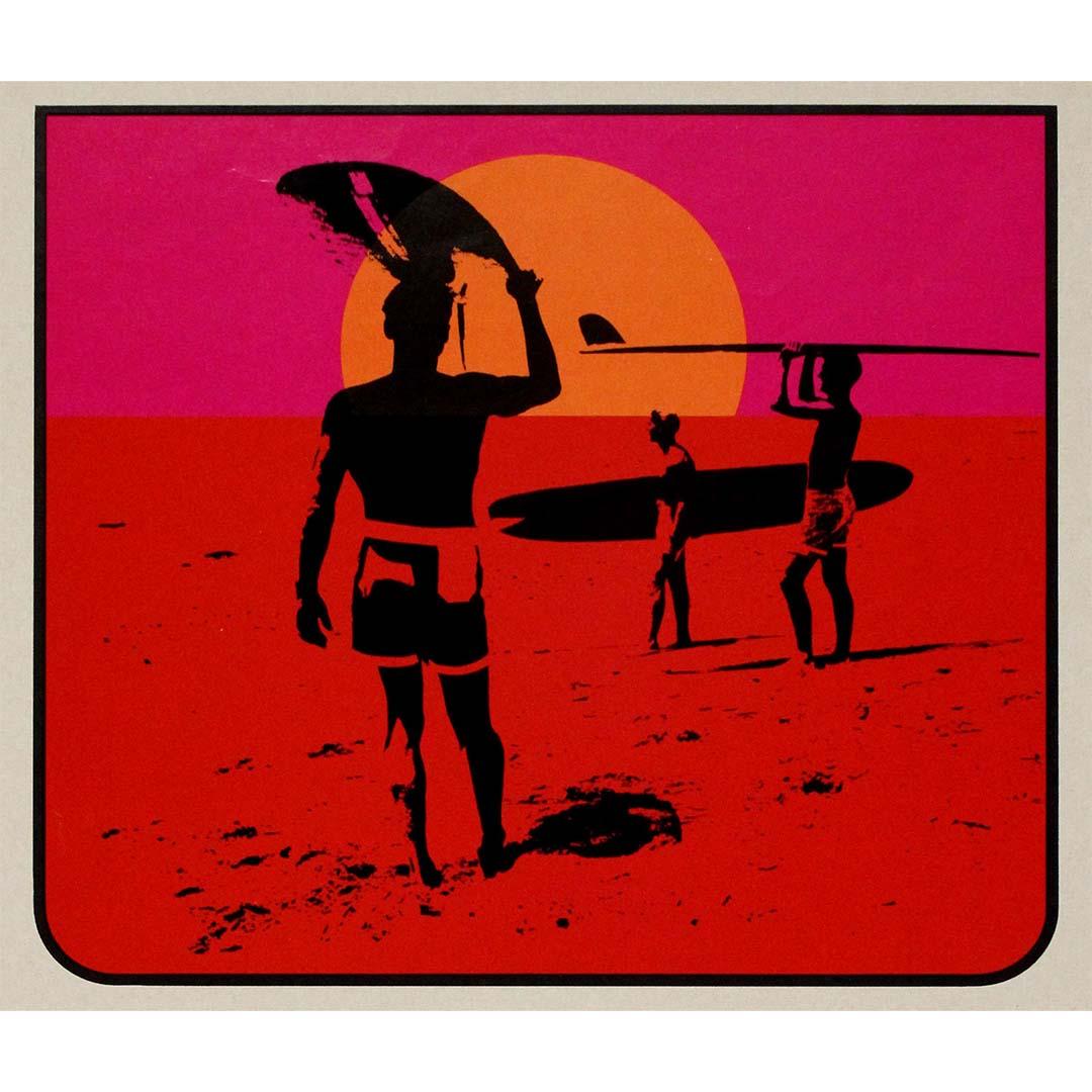Affiche originale du film « The Endless Summer » tournée en 1966 par Bruce Brown Film en vente 1