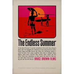 Affiche originale du film « The Endless Summer » tournée en 1966 par Bruce Brown Film