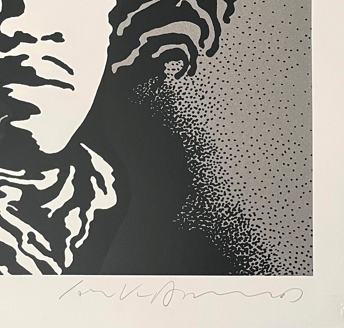 Jimi Hendrix (Plata), por John Van Hamersveld en venta 3