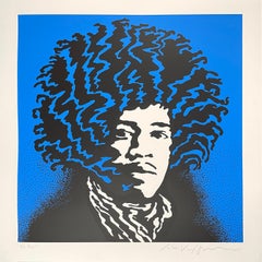 Jimi Hendrix (Blue)