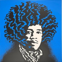 Jimi Hendrix (Blue)