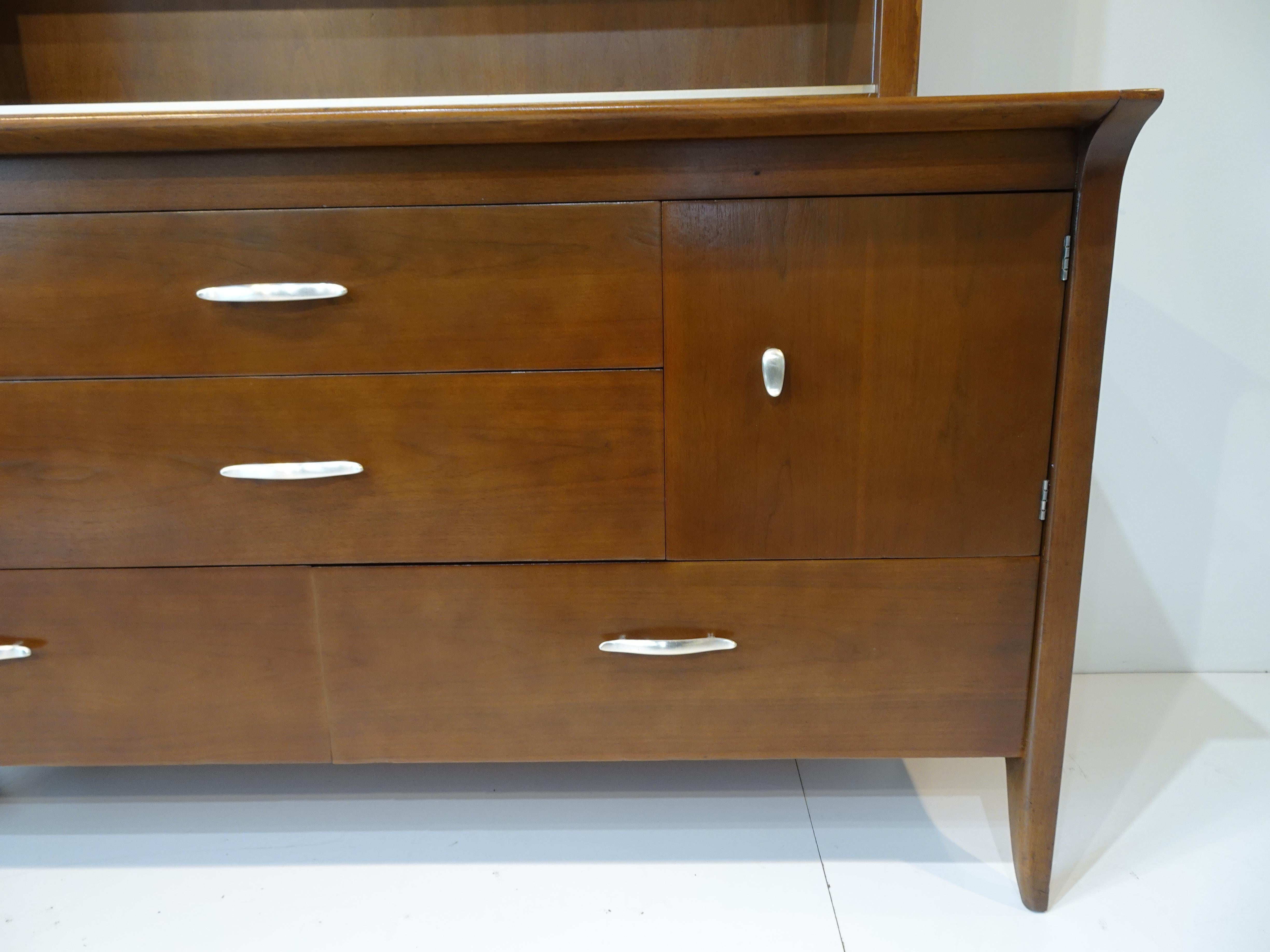 American John Van Koert 2pc. Cabinet for Drexel Profile For Sale