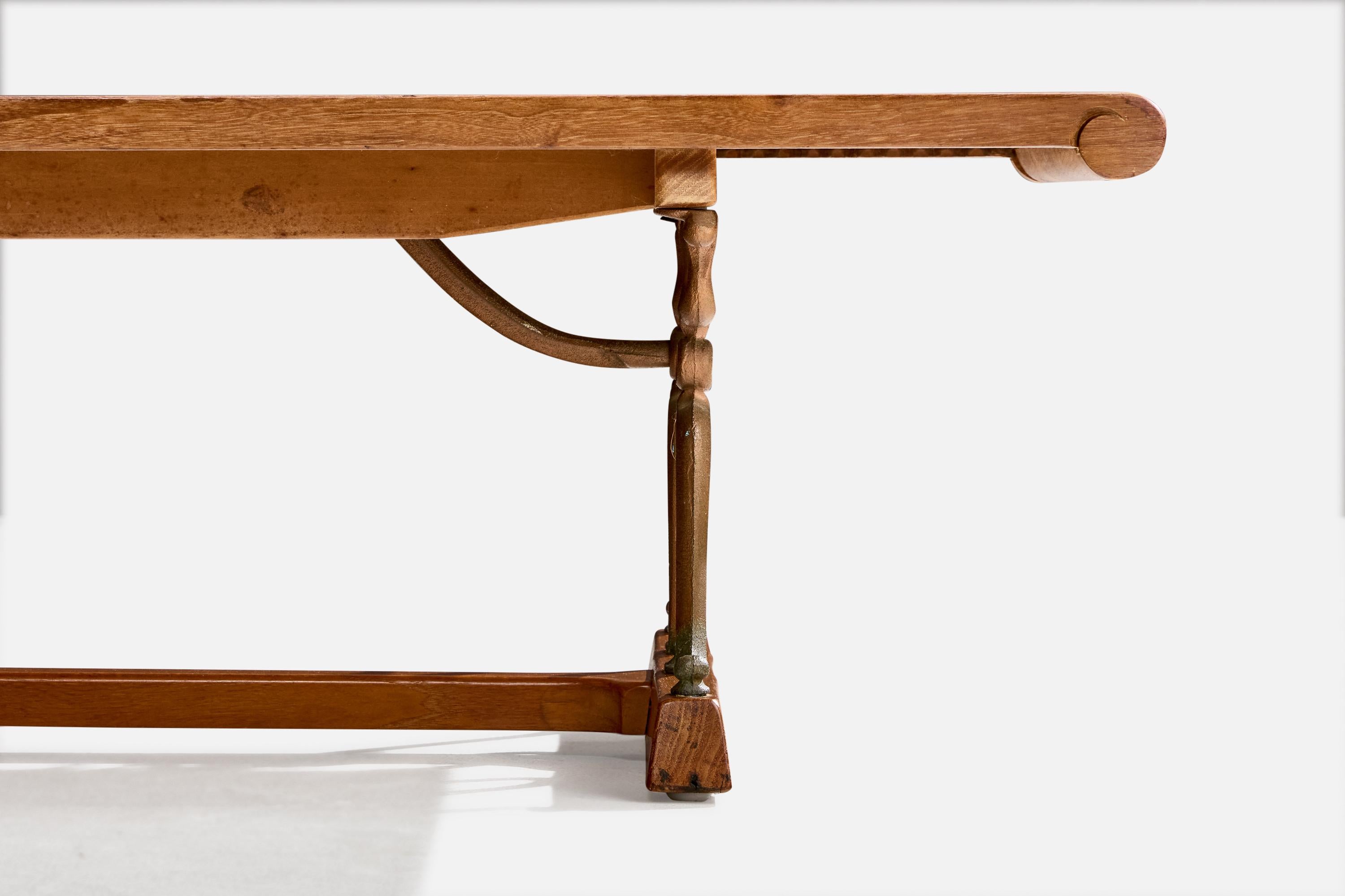 John Van Koert, Bench, Walnut, Iron, USA, 1950s For Sale 2