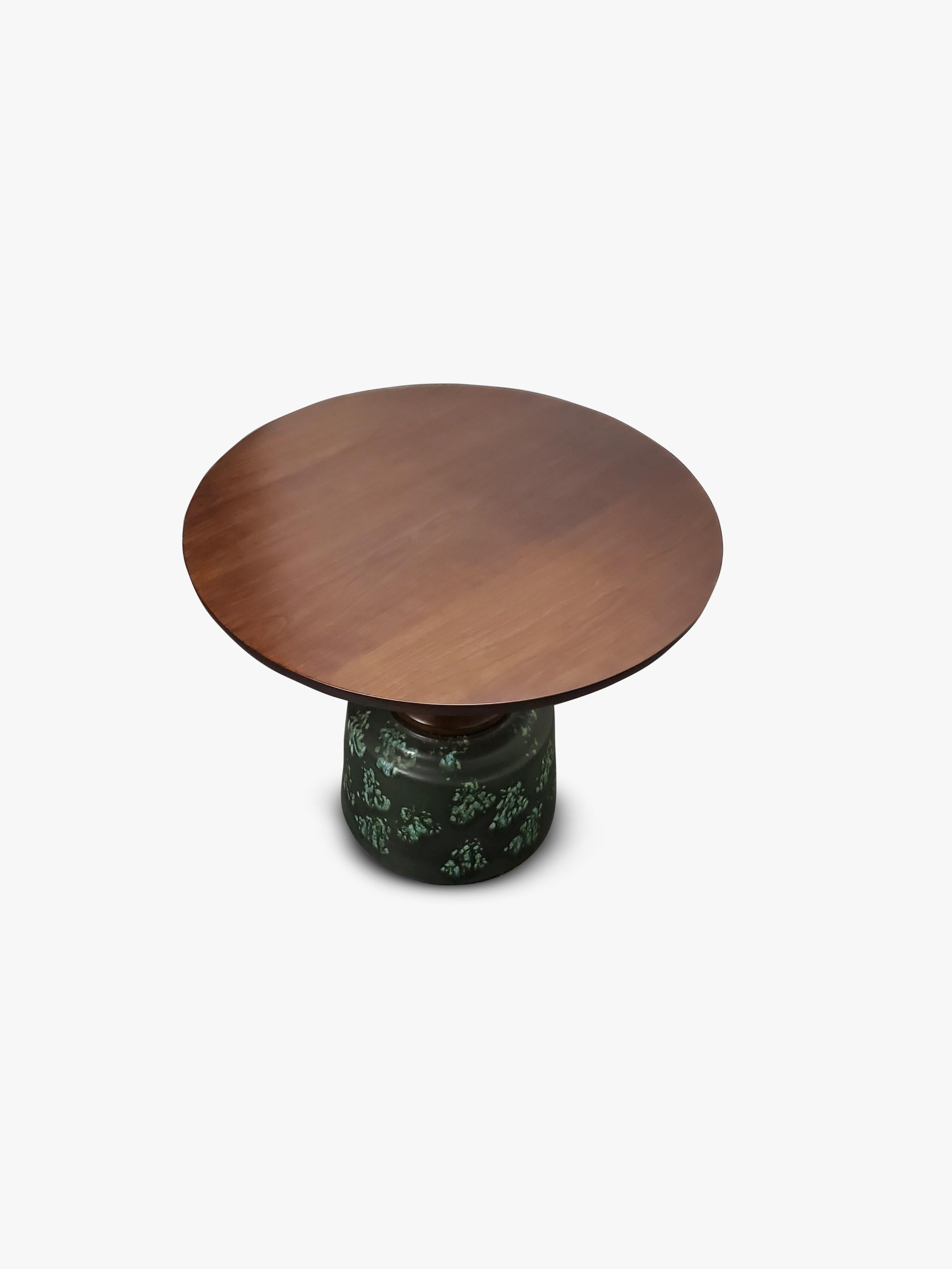 20th Century John Van Koert Ceramic Side Table 