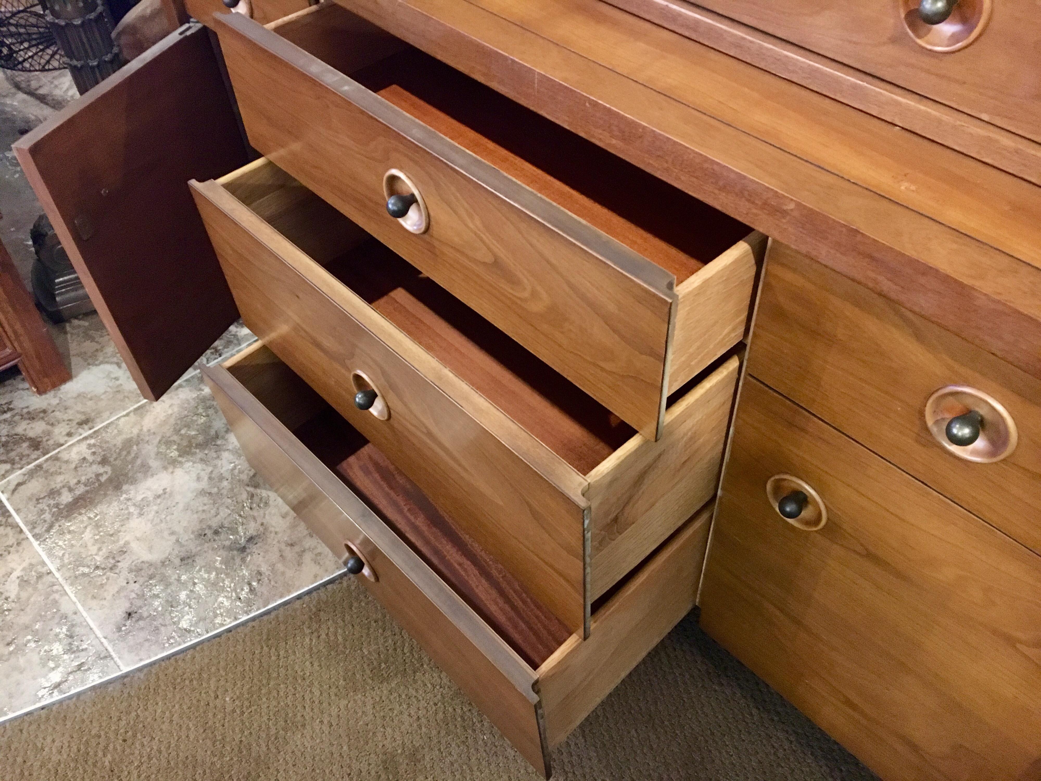 John Van Koert Design for Drexel Counterpoint Breakfront Cabinet Sideboard 3