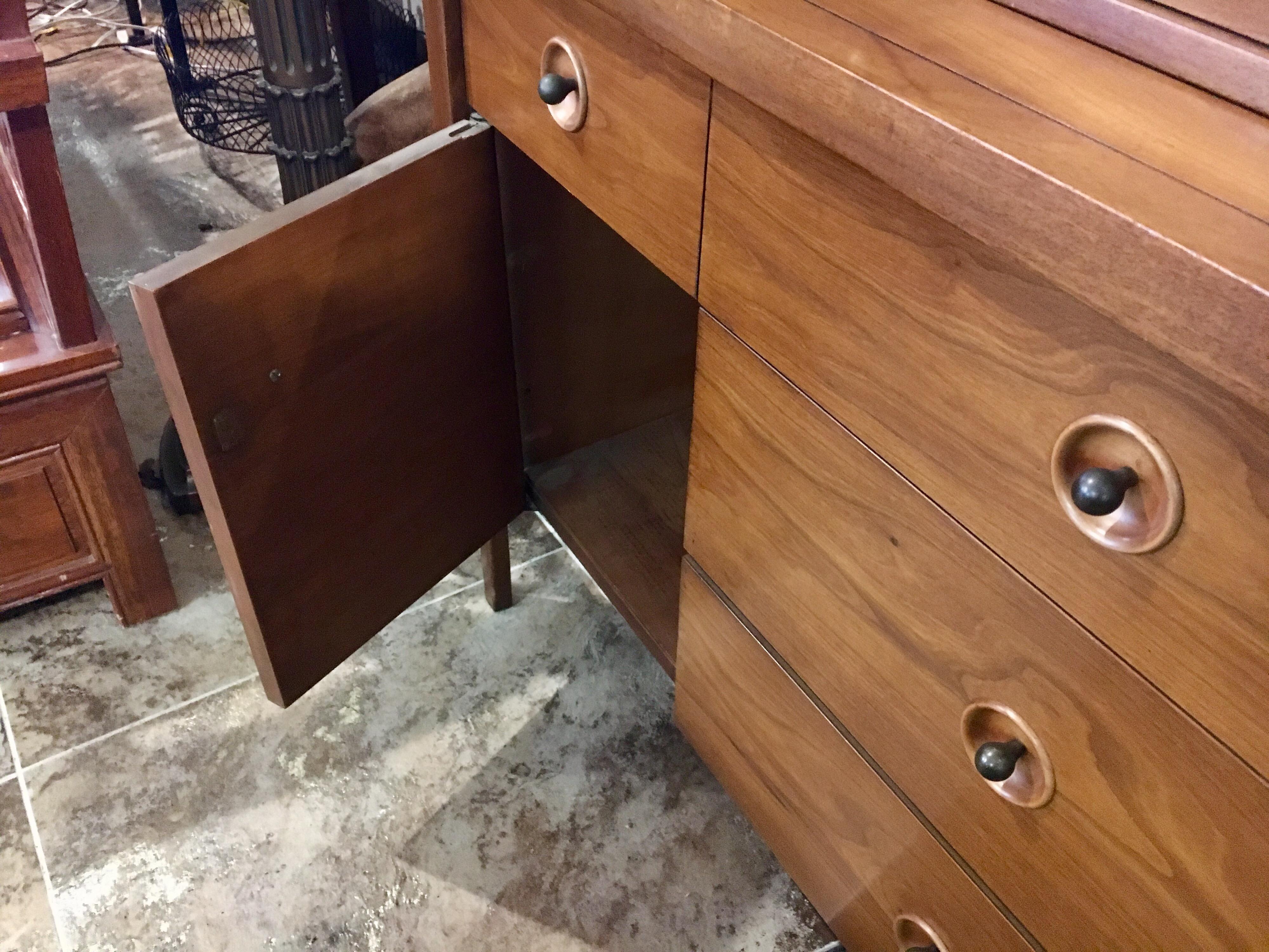 John Van Koert Design for Drexel Counterpoint Breakfront Cabinet Sideboard 4
