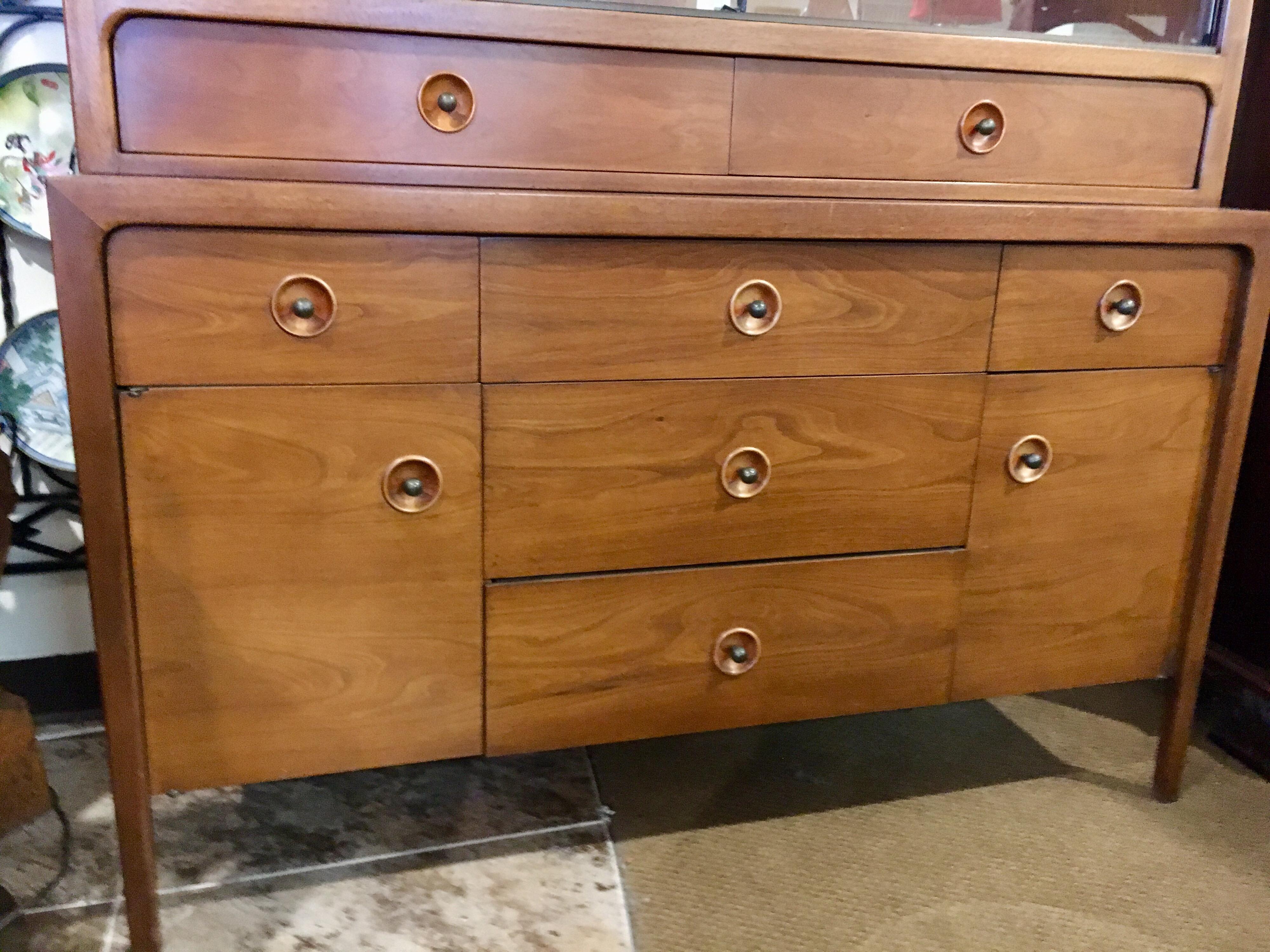 John Van Koert Design for Drexel Counterpoint Breakfront Cabinet Sideboard 5