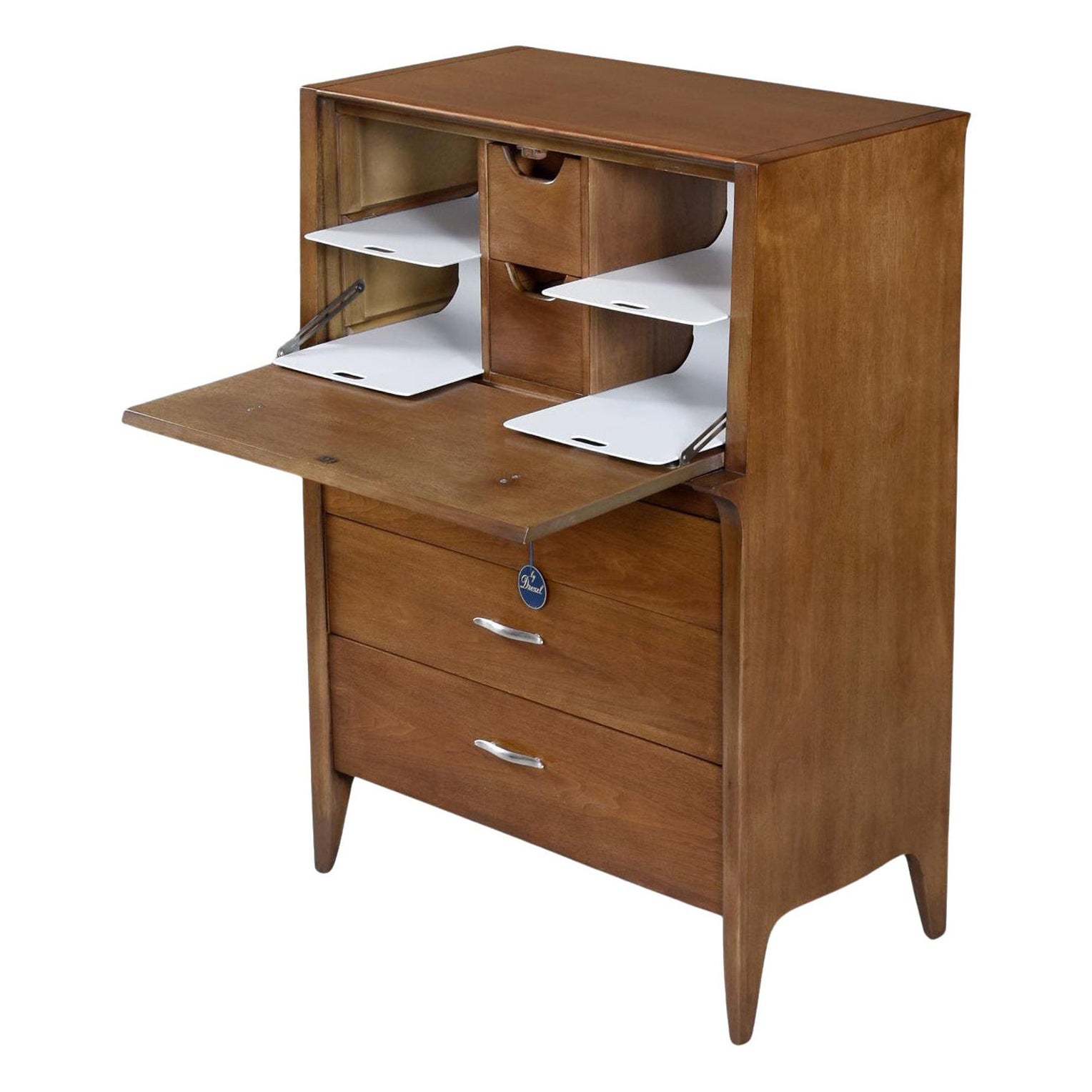 John Van Koert Drexel Profile K12 Gentlemen’s Chest Dresser For Sale