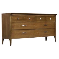 John Van Koert Drexel K4 Low Dresser, Walnut, Mid-Century Modern
