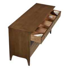 John Van Koert Drexel K4 Low Dresser, Walnut, Mid-Century Modern