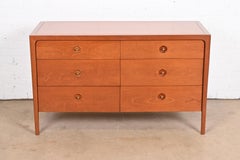 John Van Koert for Drexel Cherry Wood Double Dresser, Newly Refinished