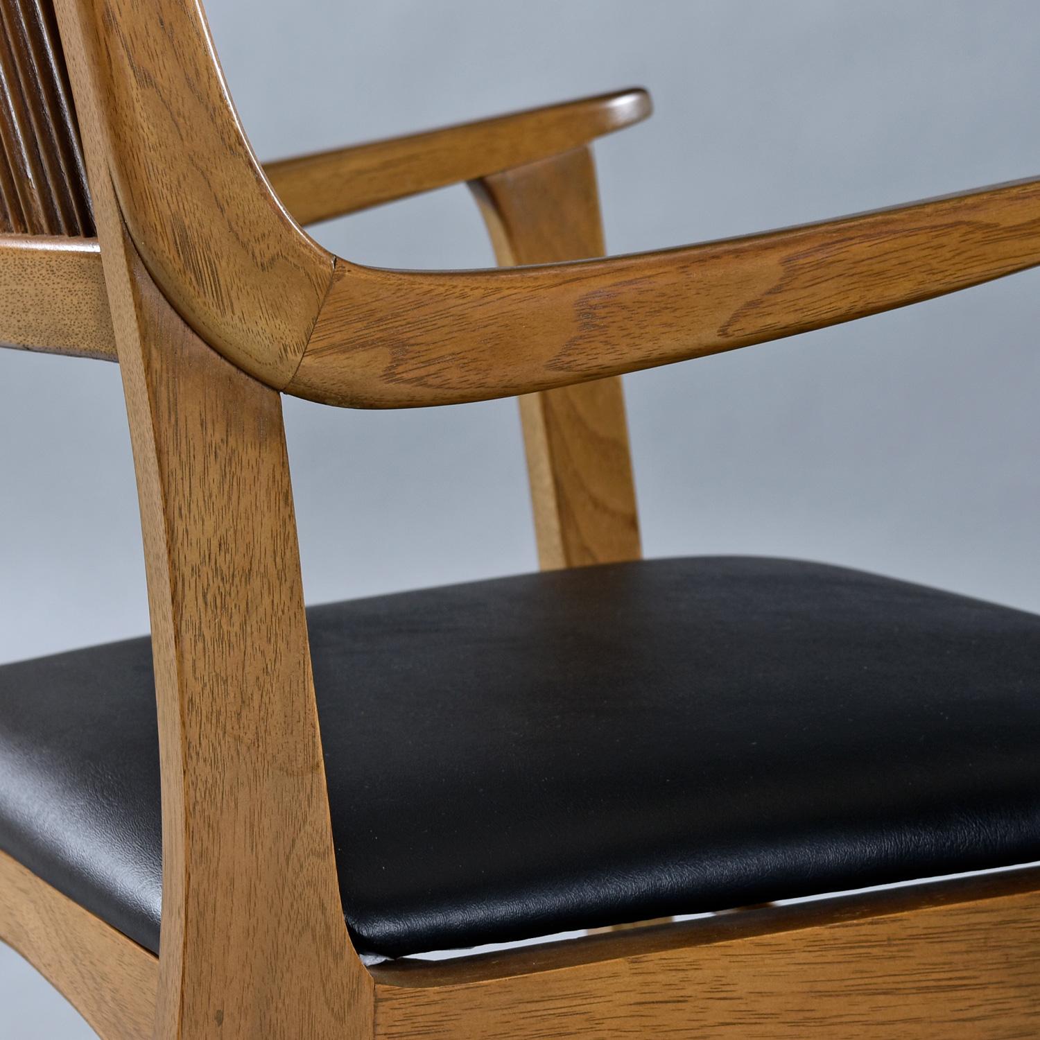 John Van Koert For Drexel K60 Dining Chairs in Scalamandre Vinyl 1