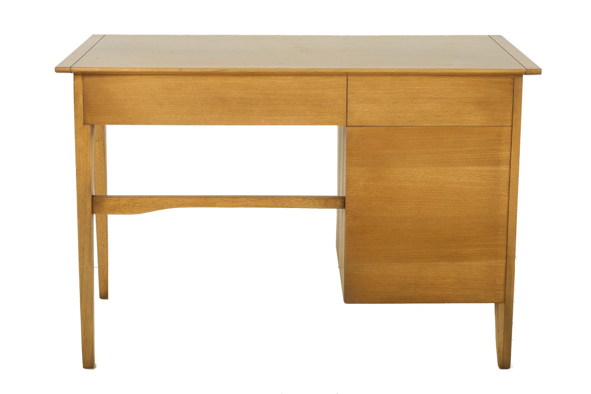 Brass John Van Koert for Drexel Mid Century Desk