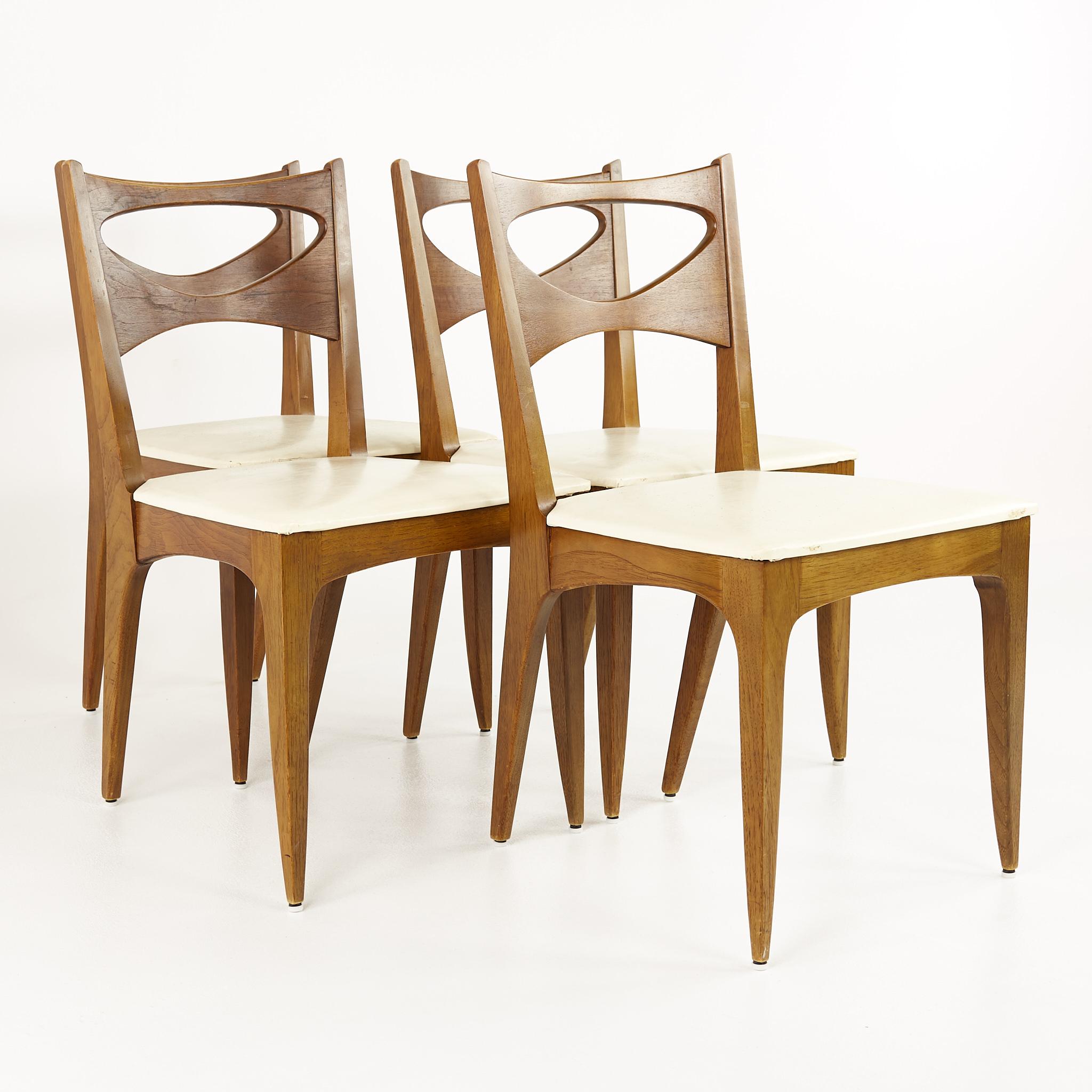 Mid-Century Modern John Van Koert For Drexel Mid Century Dining Chairs, Set of 6