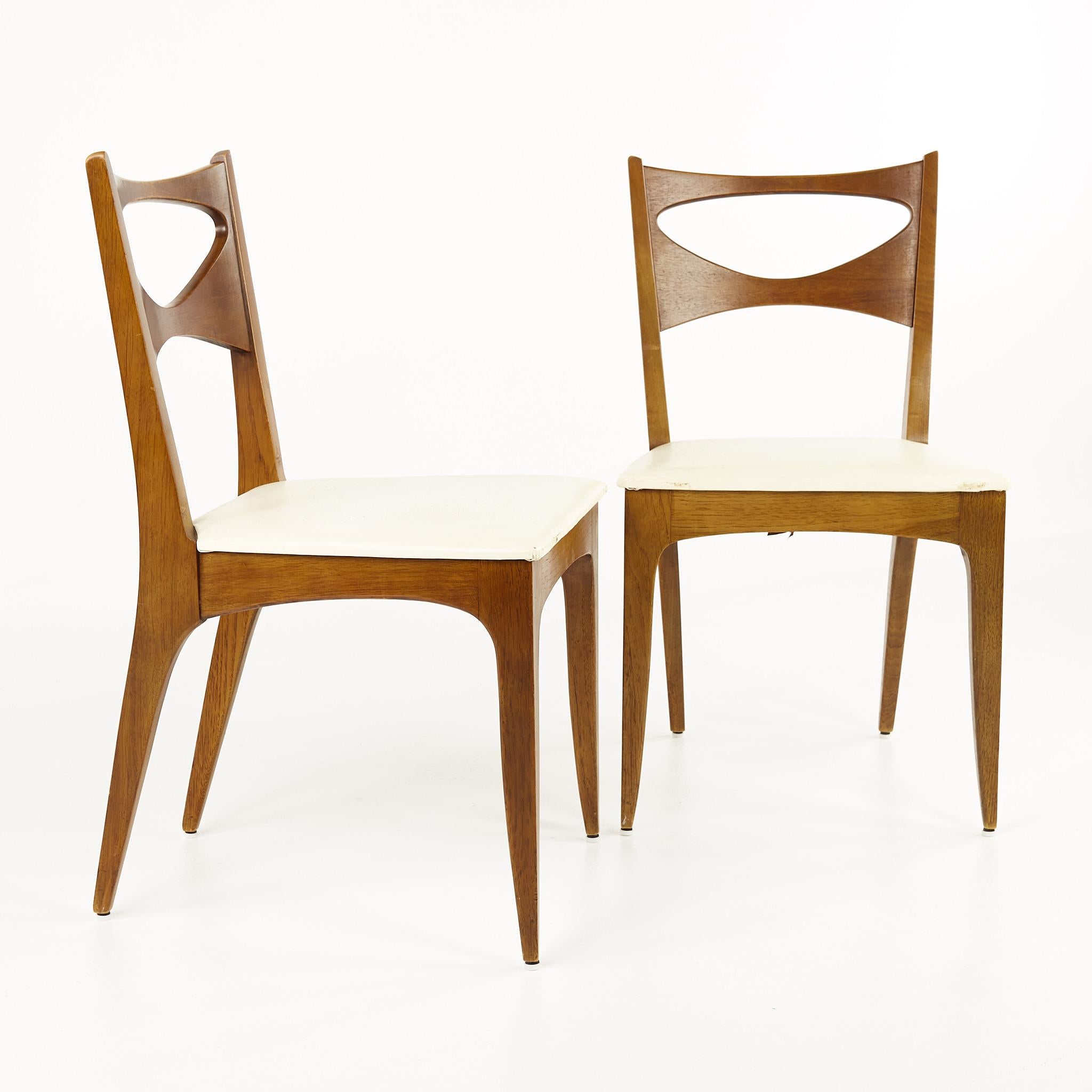 Late 20th Century John Van Koert For Drexel Mid Century Dining Chairs, Set of 6