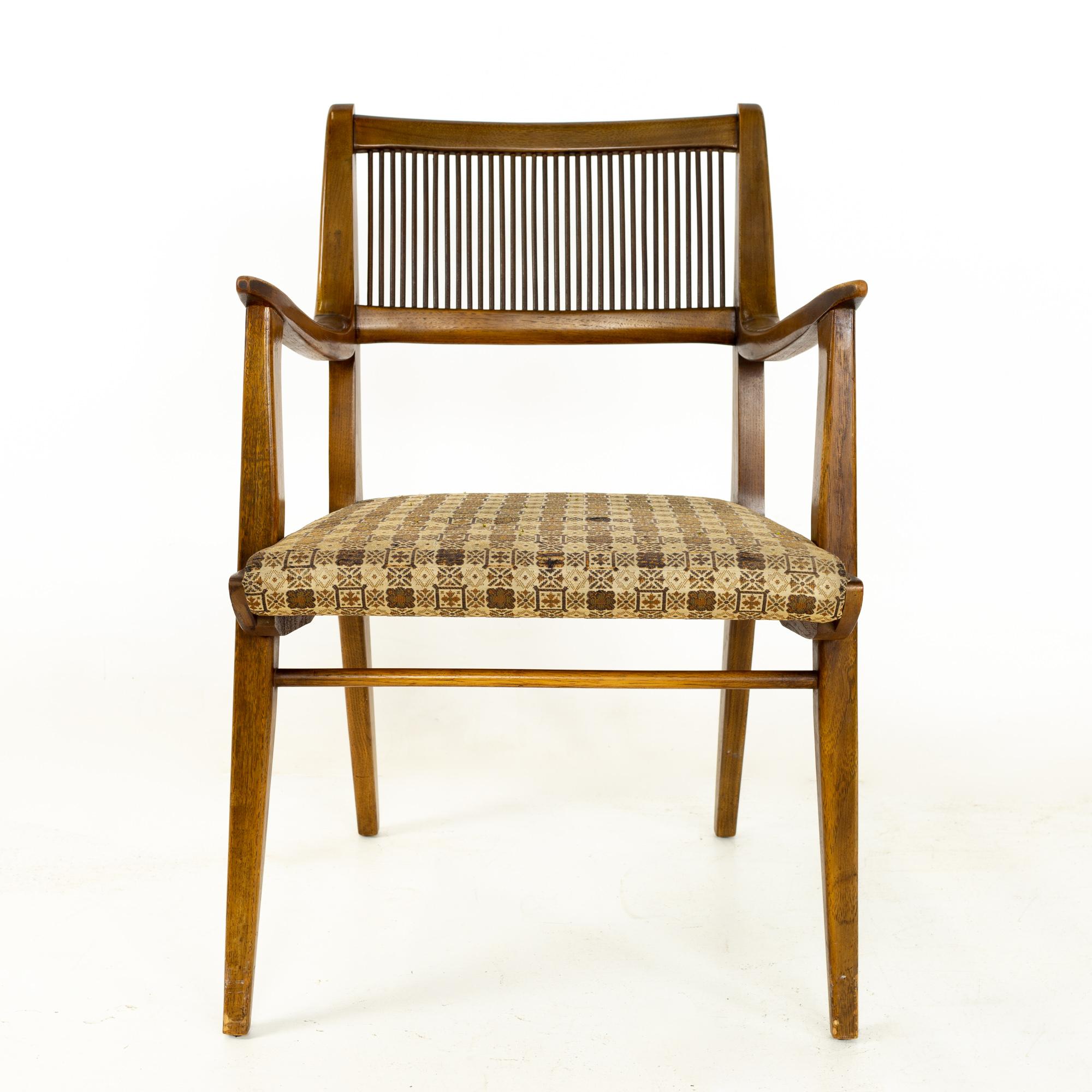 Late 20th Century John Van Koert for Drexel Mid Century Profile Dining Chairs, Set of 6