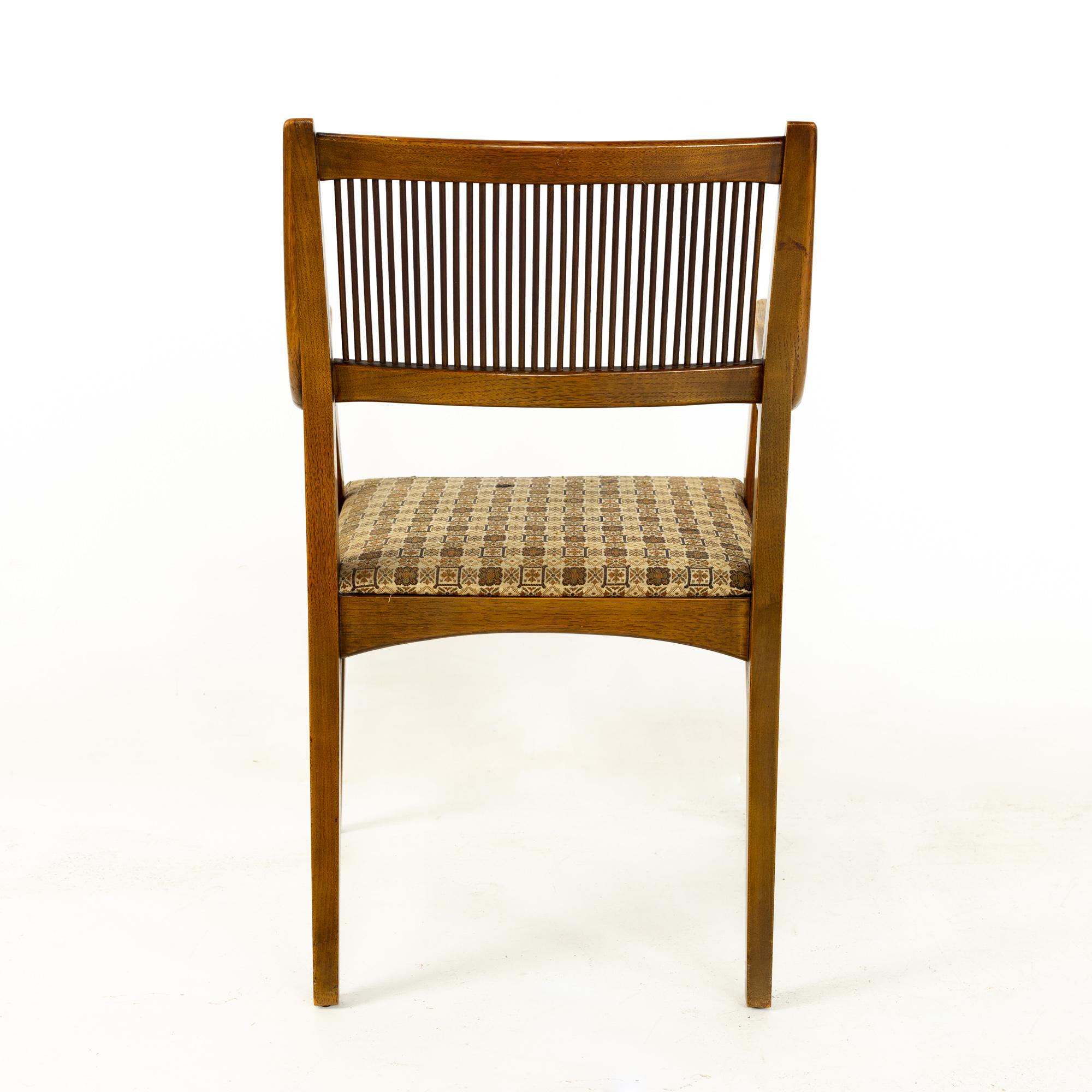 John Van Koert for Drexel Mid Century Profile Dining Chairs, Set of 6 2