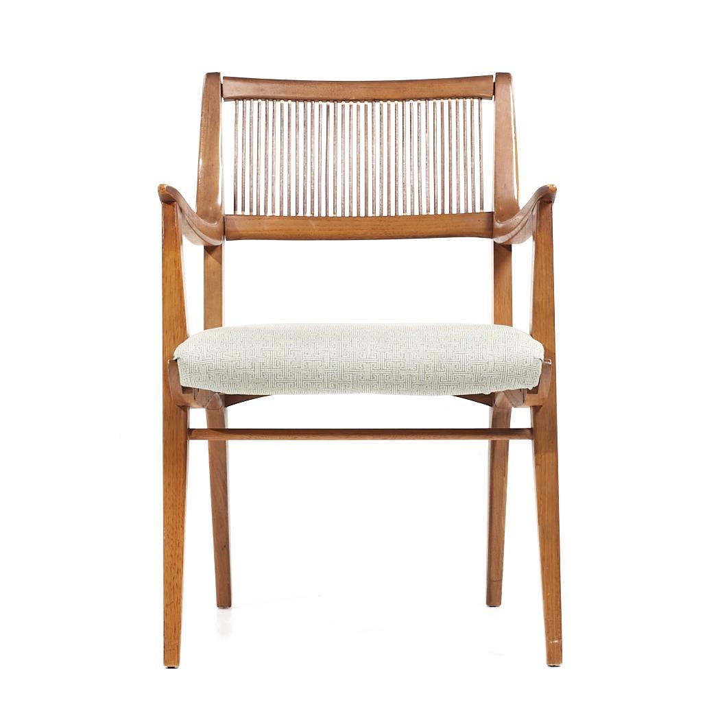 John Van Koert for Drexel Mid Century Walnut Dining Chairs - Set of 6 For Sale 5