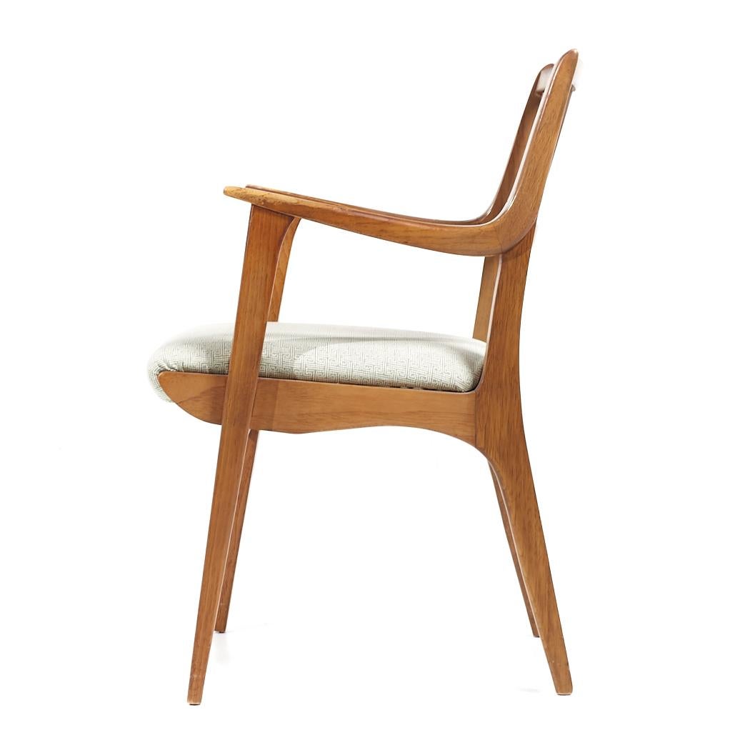 John Van Koert for Drexel Mid Century Walnut Dining Chairs - Set of 6 For Sale 11