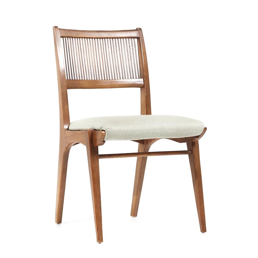 American John Van Koert for Drexel Mid Century Walnut Dining Chairs - Set of 6 For Sale