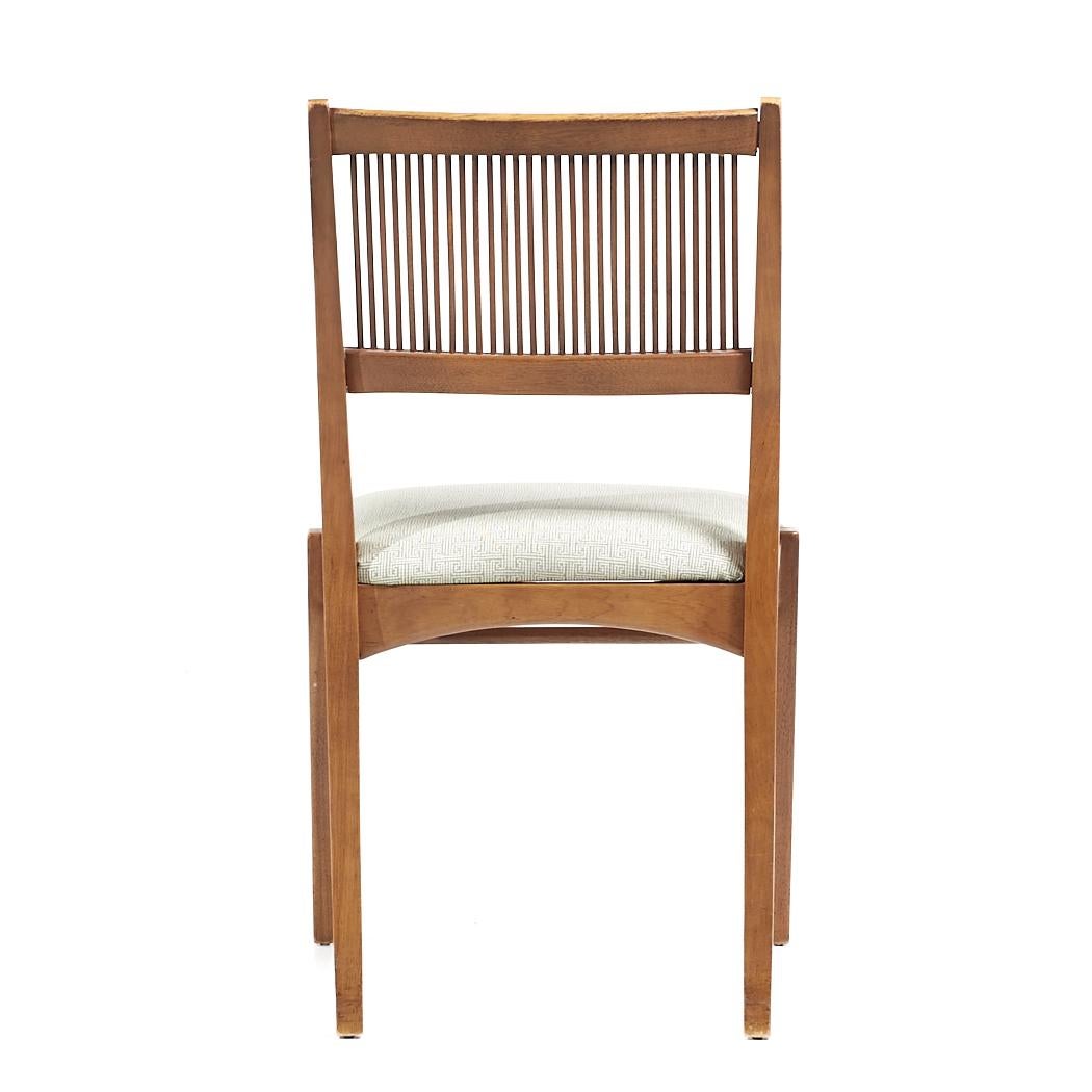 John Van Koert for Drexel Mid Century Walnut Dining Chairs - Set of 6 For Sale 2