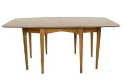 John Van Koert for Drexel Mid Century Walnut Drop Leaf Dining Table