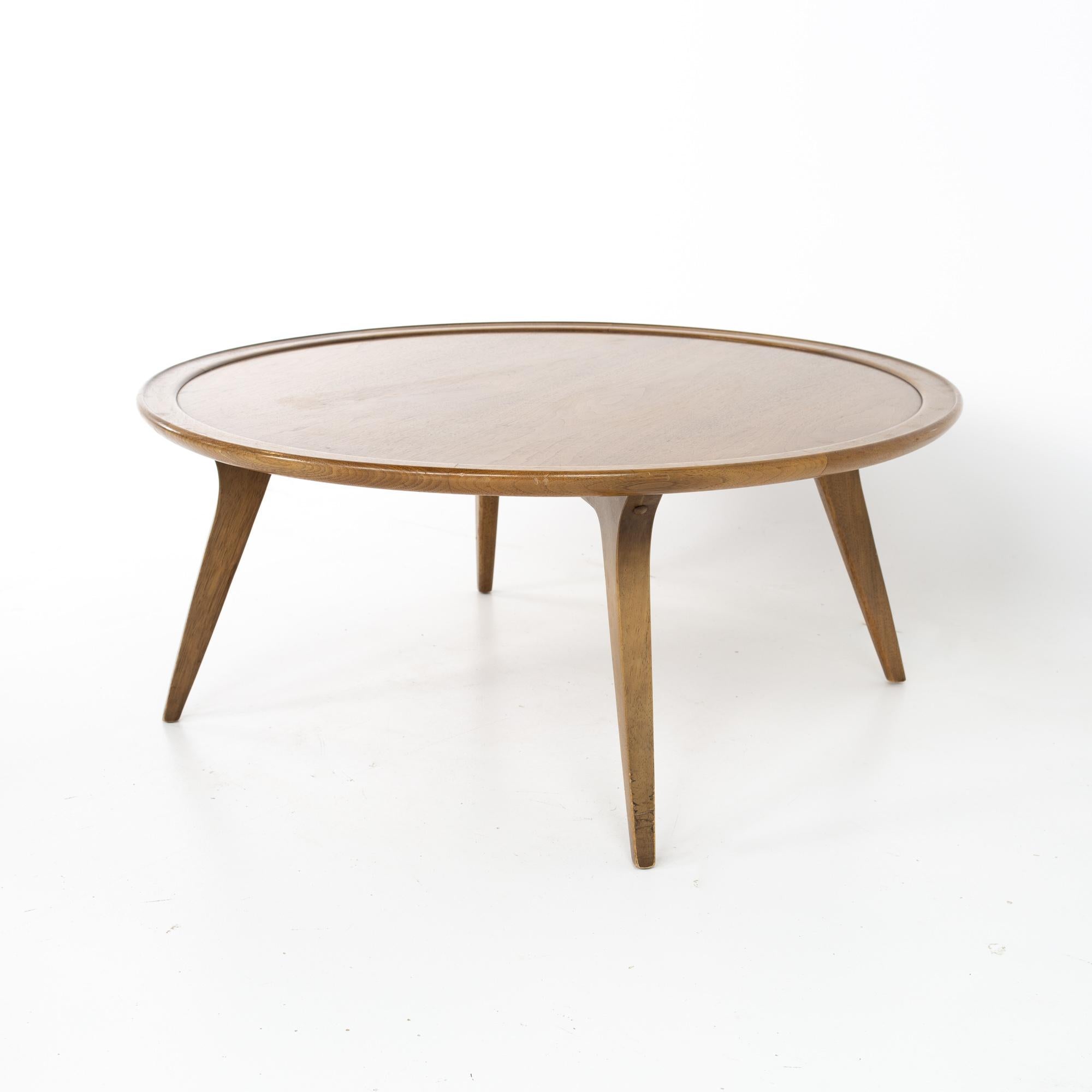 drexel round coffee table